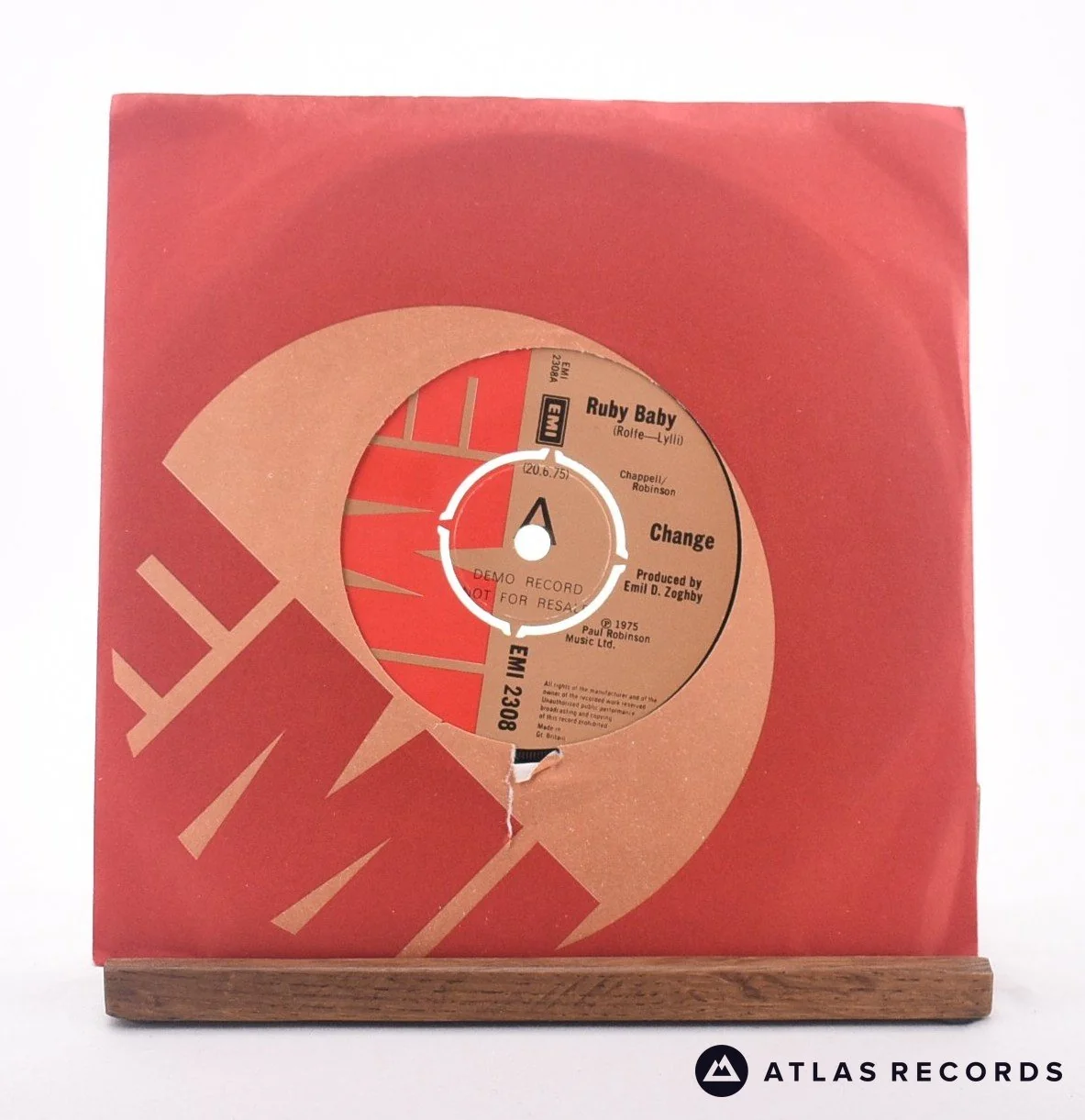 Change - Ruby Baby - Promo 7" Vinyl Record - VG+/NM