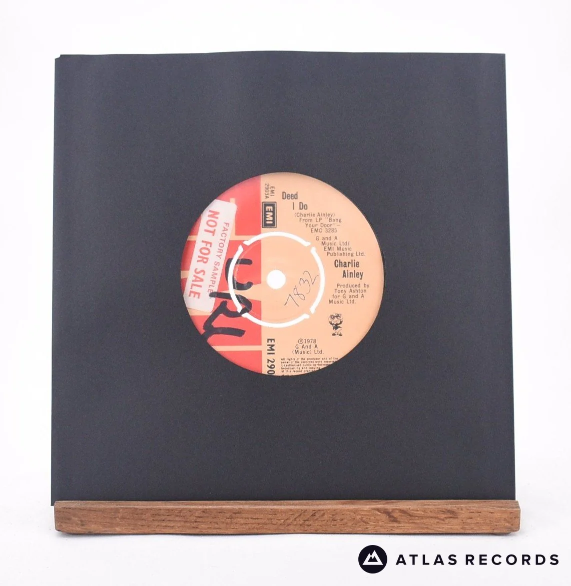 Charlie Ainley - Deed I Do - 7" Vinyl Record - VG
