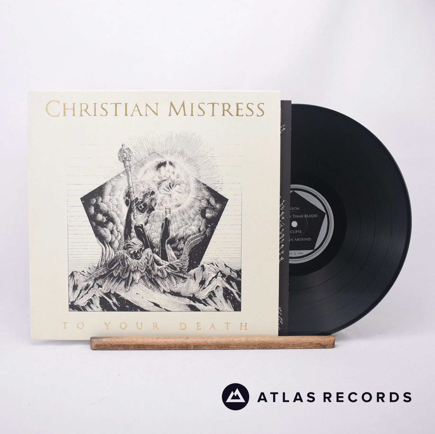 Christian Mistress - To Your Death - Insert LP Vinyl Record - EX/EX