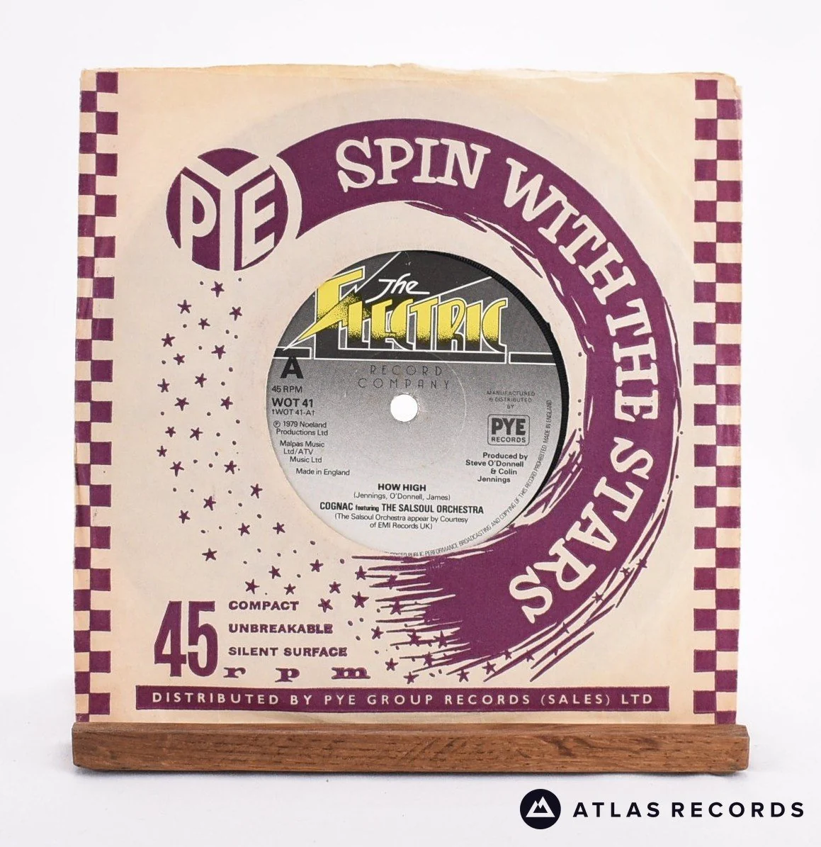 Cognac - How High - 7" Vinyl Record - VG+/EX