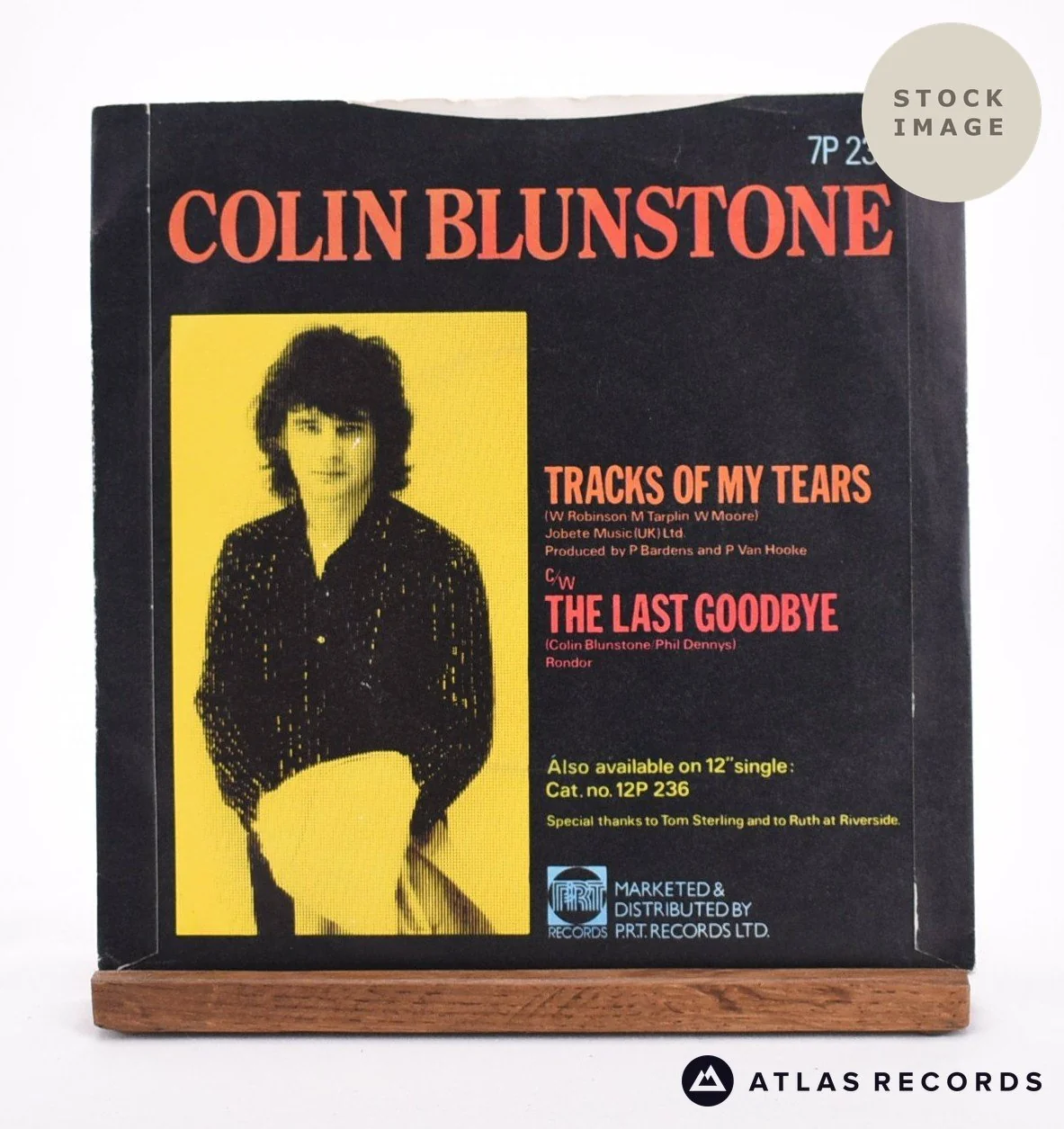 Colin Blunstone - Tracks Of My Tears - 7" Vinyl Record - Image 2