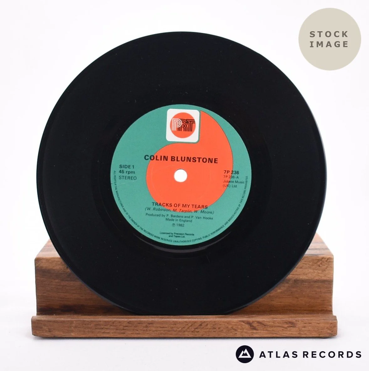 Colin Blunstone - Tracks Of My Tears - 7" Vinyl Record - Image 3