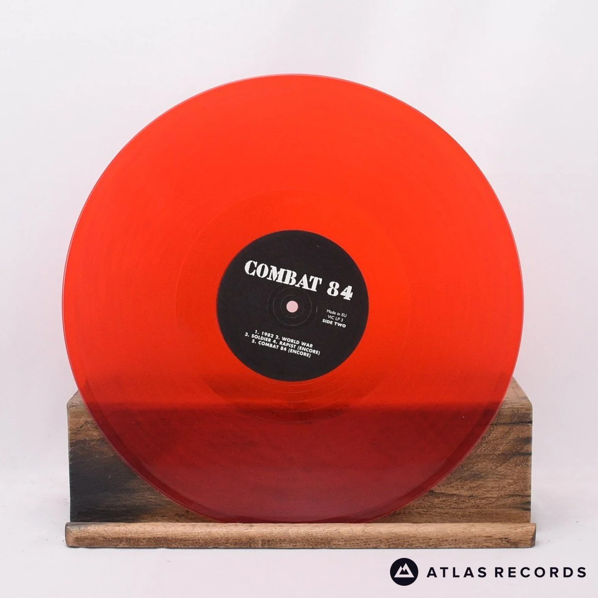 Combat 84 - Charge Of The 7th Cavalry - Red Reissue LP Vinyl Record - EX/NM - Image 4