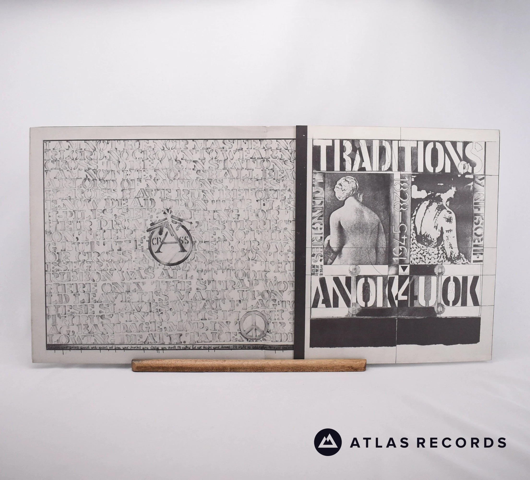 Crass - Stations Of The Crass - A-3 B-3 C-4 D-3 2 x 12" Vinyl Record - EX/VG+ - Image 2