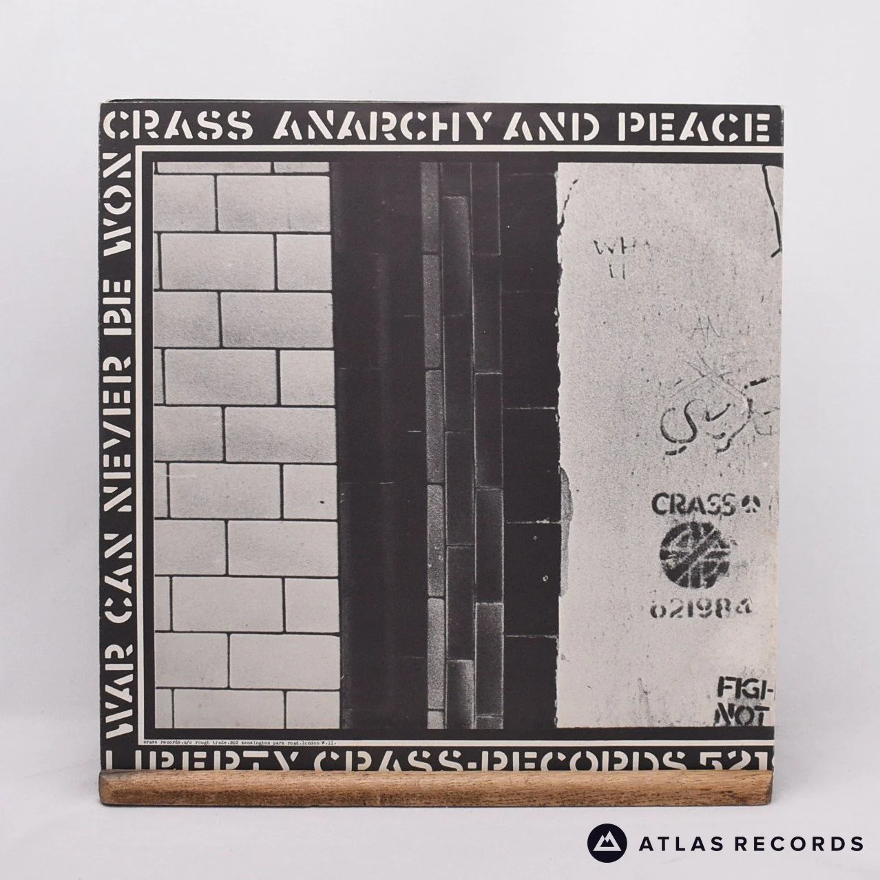 Crass - Stations Of The Crass - A-3 B-3 C-4 D-3 2 x 12" Vinyl Record - EX/VG+ - Image 3