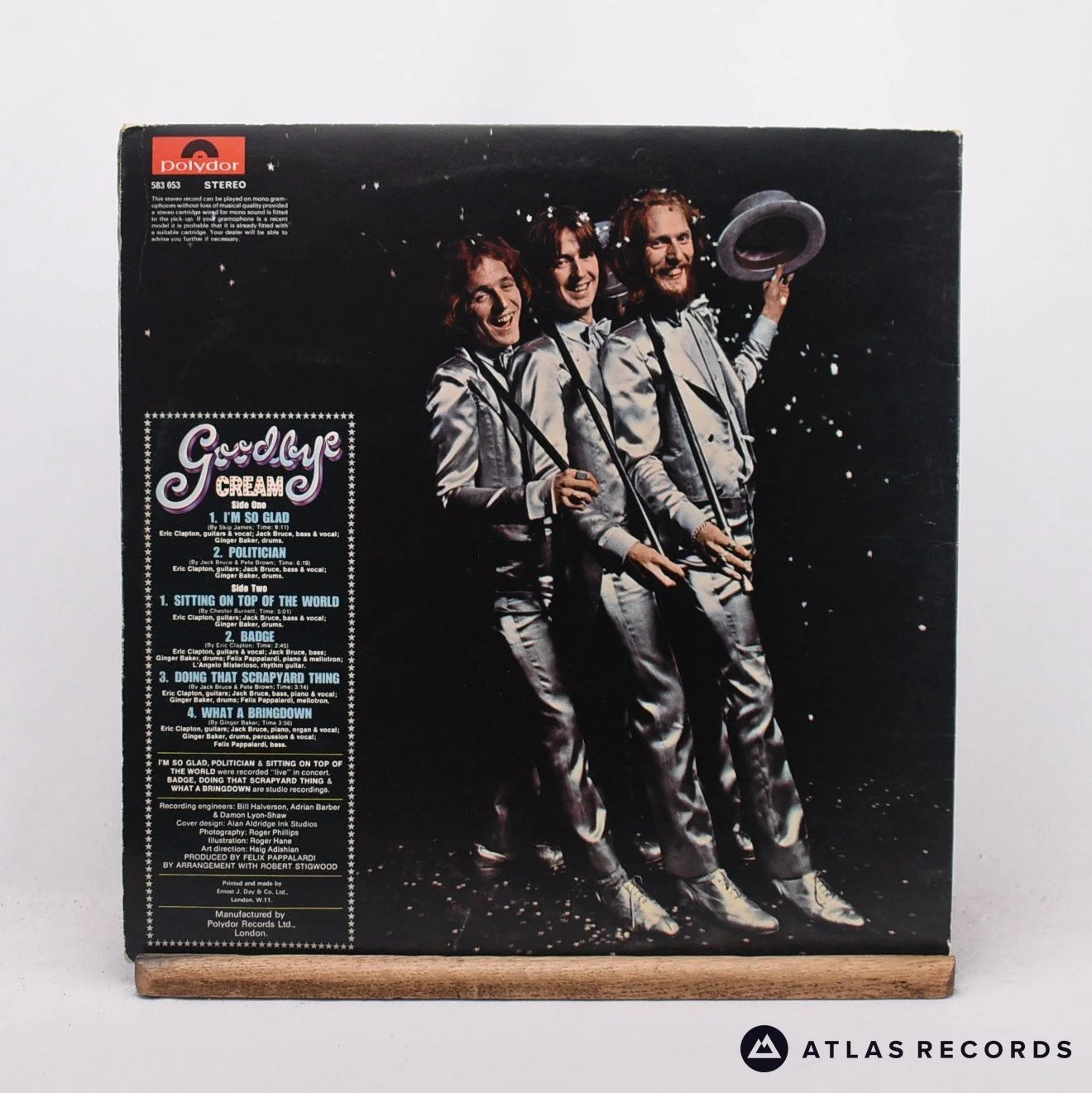 Cream - Goodbye - Gatefold A//3 B//3 LP Vinyl Record - VG+/EX - Image 3