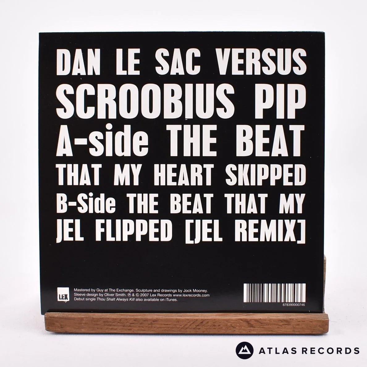 Dan Le Sac vs Scroobius Pip - The Beat That My Heart Skipped - 7" Vinyl Record - NM/NM - Image 2
