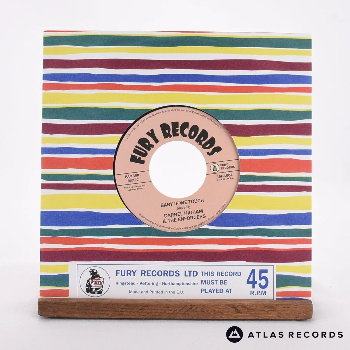 Darrel Higham & The Enforcers - Baby If We Touch - 7" Vinyl Record - NM/NM