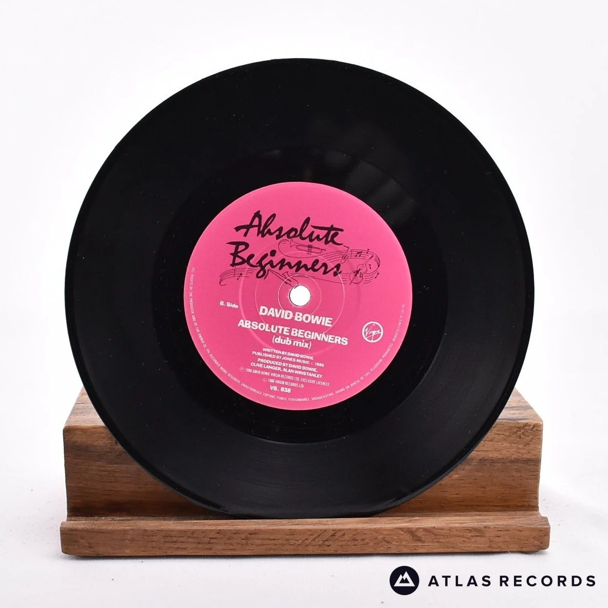 David Bowie - Absolute Beginners - Merch Insert 7" Vinyl Record - VG+/EX - Image 4