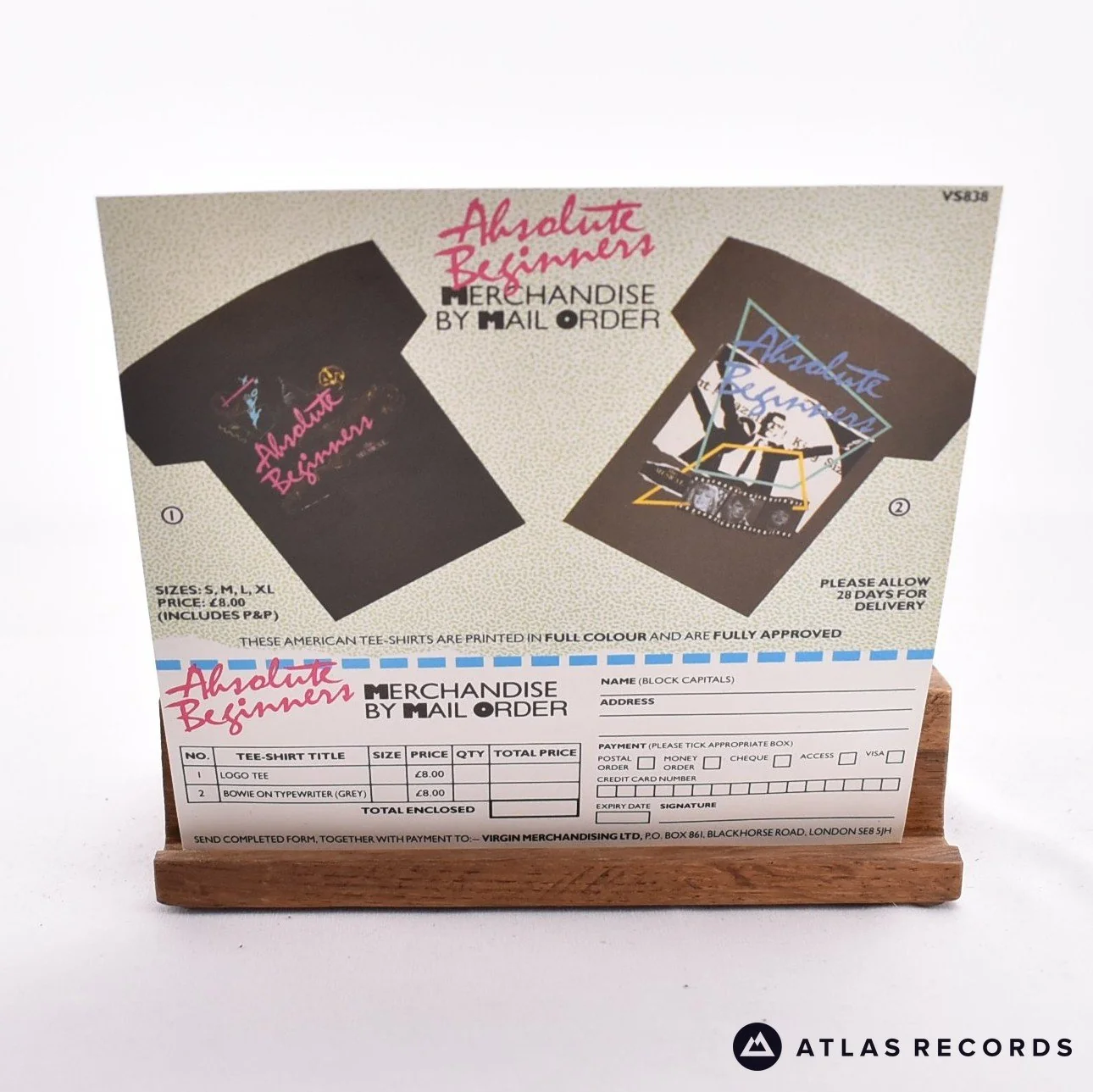 David Bowie - Absolute Beginners - Merch Insert 7" Vinyl Record - VG+/EX - Image 5
