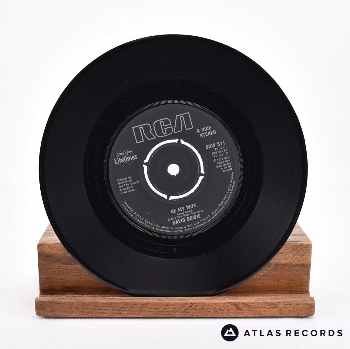 David Bowie - Be My Wife - Reissue 7" Vinyl Record - VG+/EX - Image 3