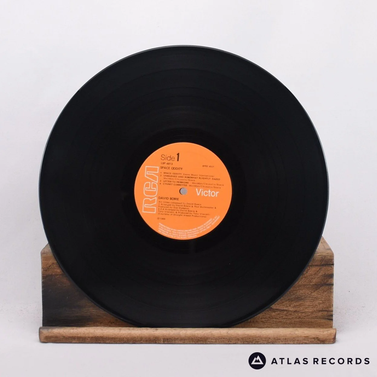 David Bowie - Space Oddity - Poster Reissue A-4E B-4E LP Vinyl Record - EX/EX - Image 3