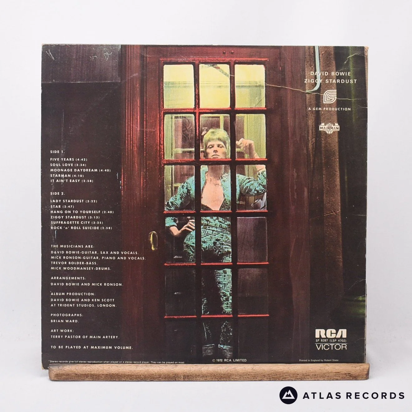 David Bowie - The Rise And Fall Of Ziggy Stardust And The Spiders Fro - LP Vinyl - Image 2