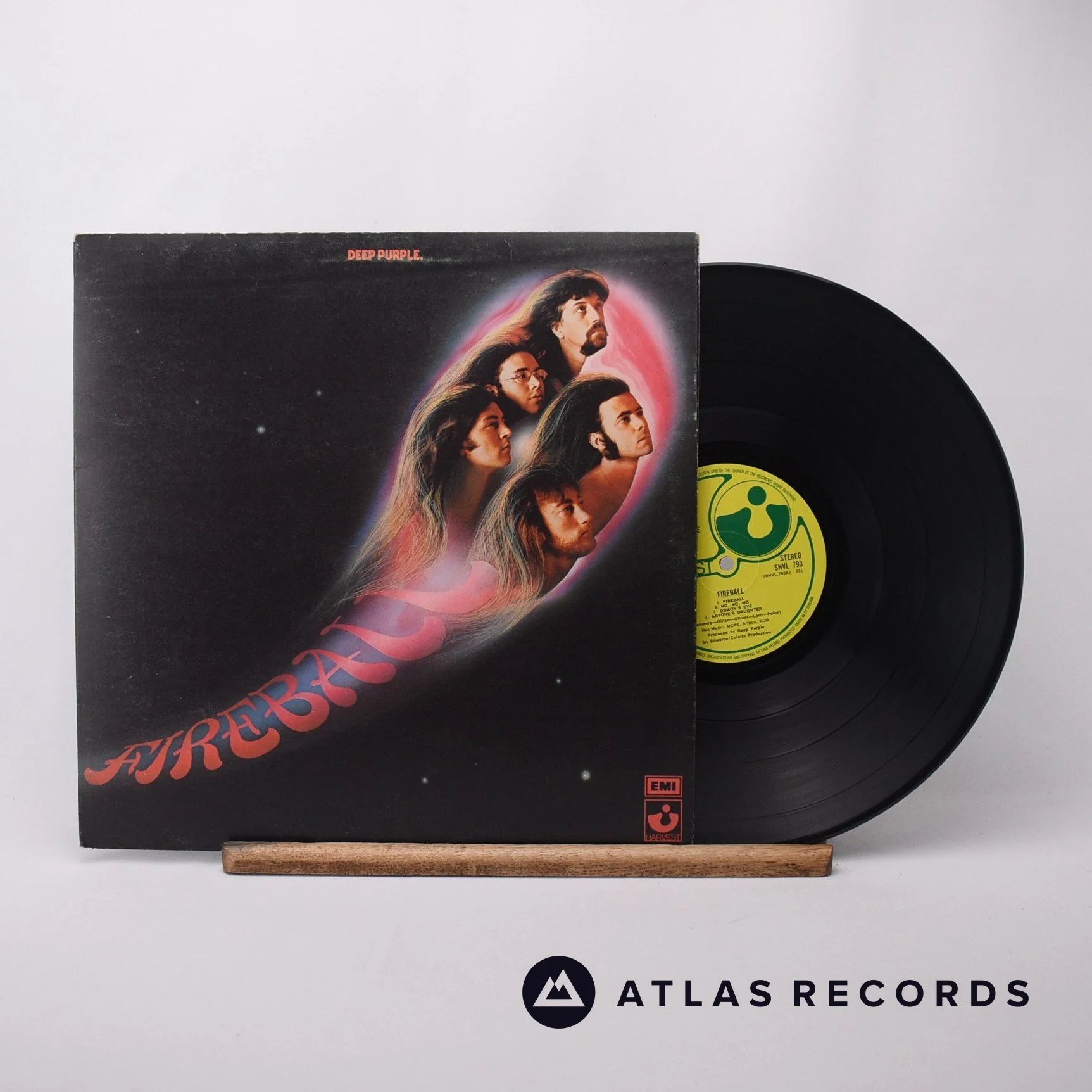 Deep Purple - Fireball - Reissue A-2 B-3 LP Vinyl Record - VG+/VG+