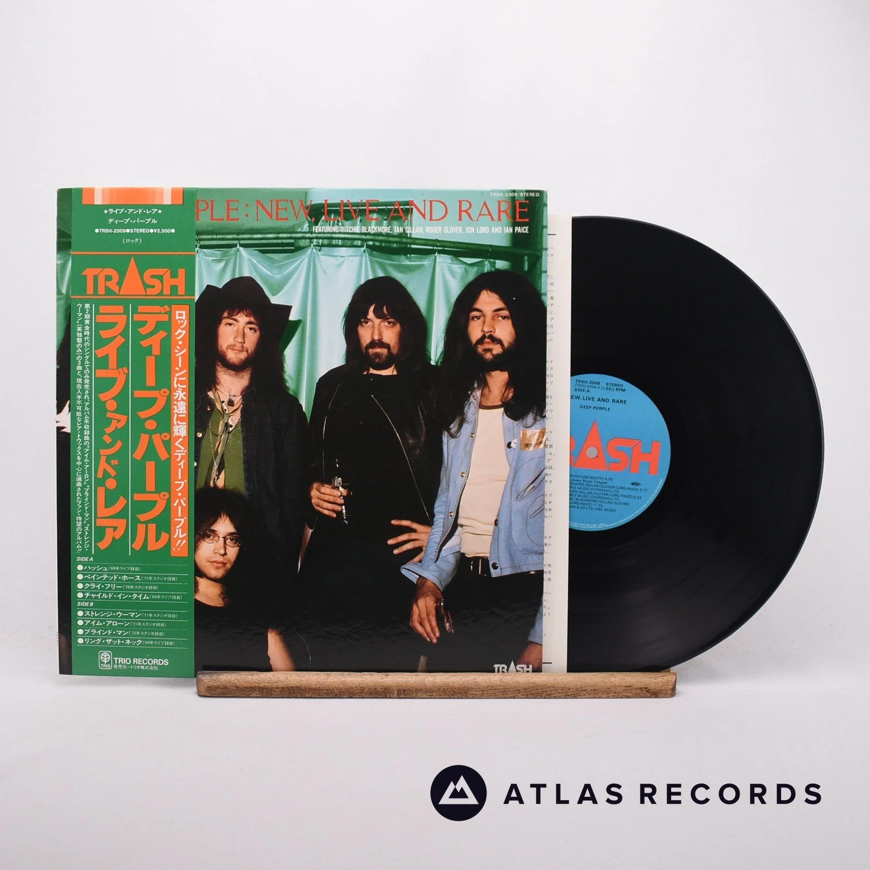 Deep Purple - New, Live And Rare - Insert A B LP Vinyl Record - NM/NM