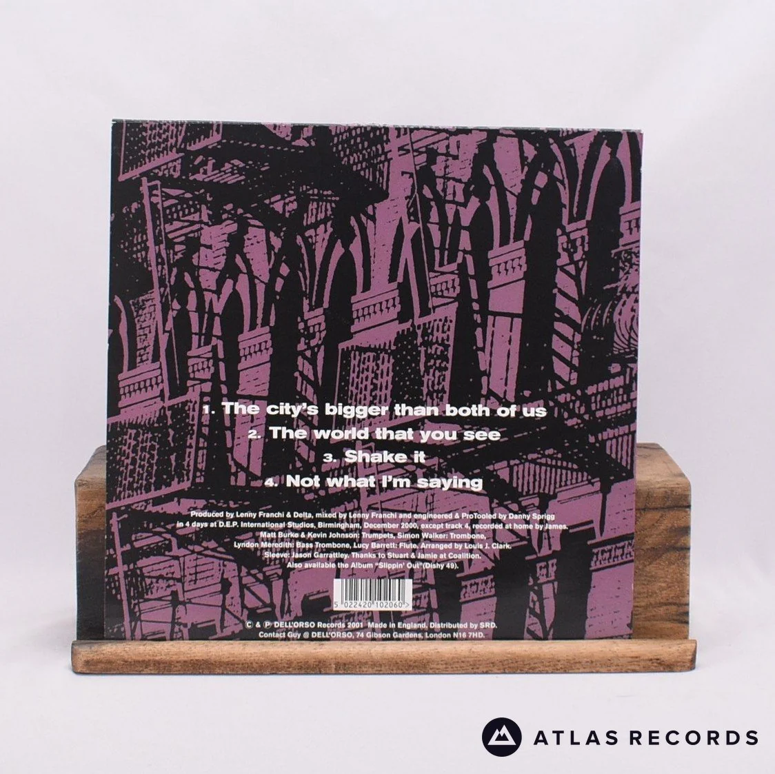 Delta - The City's Bigger Than Both Of Us - 10" Vinyl Record - EX/EX - Image 2