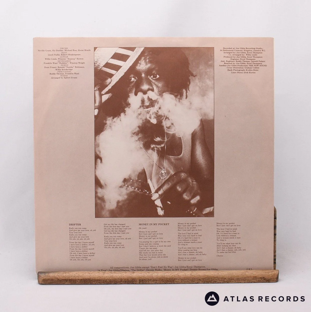 Dennis Brown - Words Of Wisdom - LP Vinyl Record - EX/EX - Image 3