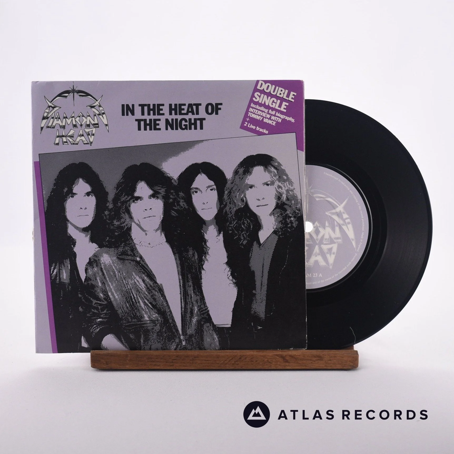 Diamond Head - In The Heat Of The Night - Gatefold 2 x 7" Vinyl Record - EX/EX