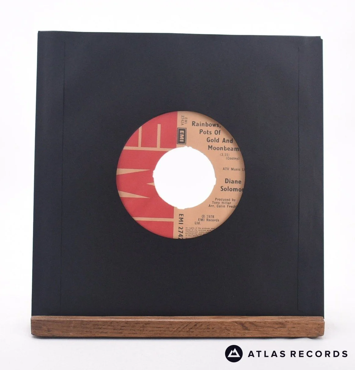 Diane Solomon - Rainbows Pots Of Gold & Moonbeams - 7" Vinyl Record - VG+ - Image 2