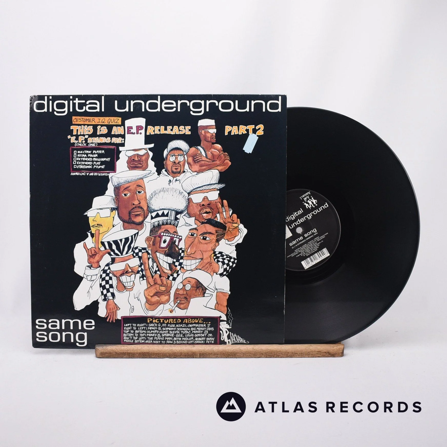 Digital Underground - Same Song - 12" Vinyl Record - VG+/VG+