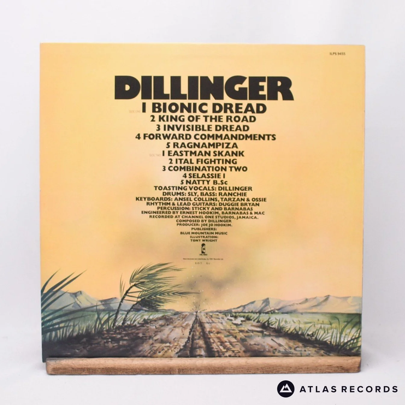 Dillinger - Bionic Dread - Repress LP Vinyl Record - EX/EX - Image 2