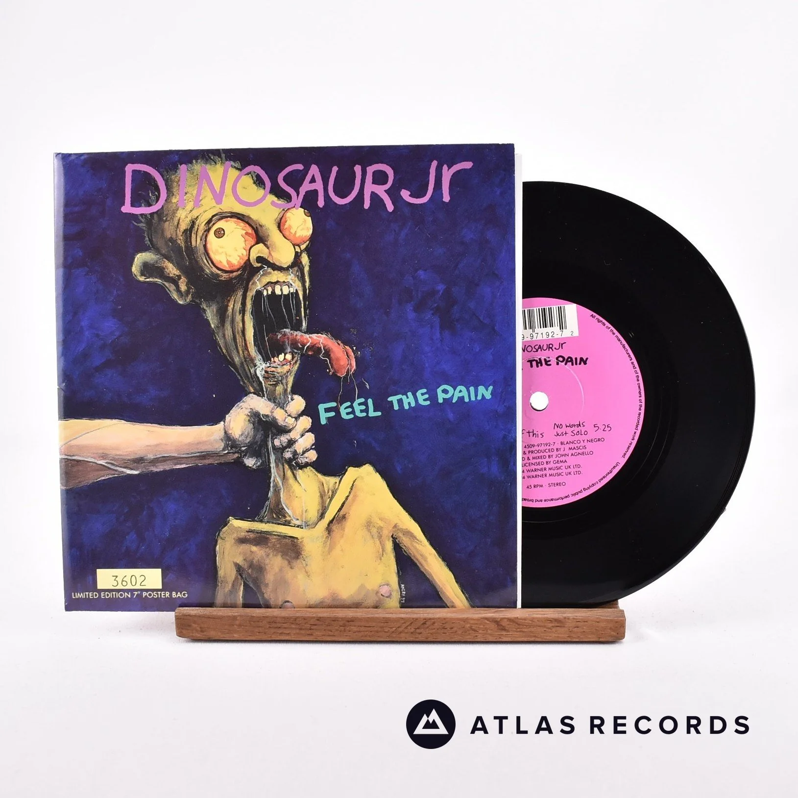 Dinosaur Jr. - Feel The Pain - Damont Limited Edition 7" Vinyl Record - NM/EX