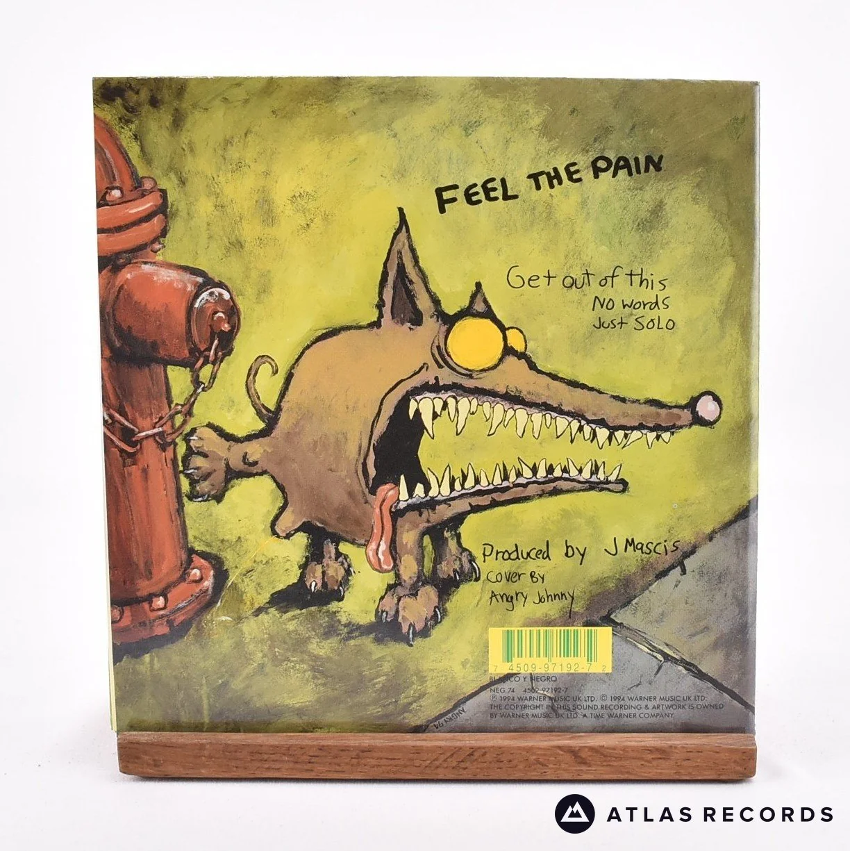 Dinosaur Jr. - Feel The Pain - Damont Limited Edition 7" Vinyl Record - NM/EX - Image 3