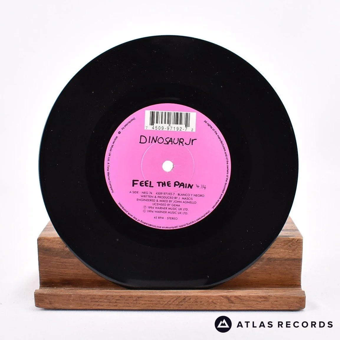 Dinosaur Jr. - Feel The Pain - Damont Limited Edition 7" Vinyl Record - NM/EX - Image 5
