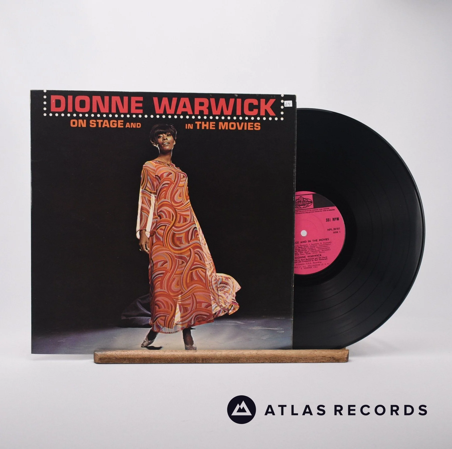 Dionne Warwick - On Stage And In The Movies - LP Vinyl Record - EX/VG+