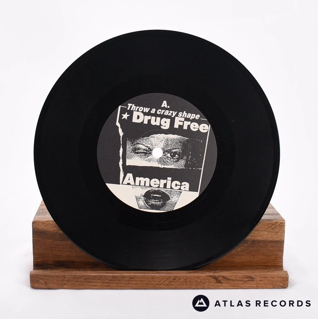 Drug Free America - Live At Viet Vegas - 7" Vinyl Record - VG+/EX - Image 3