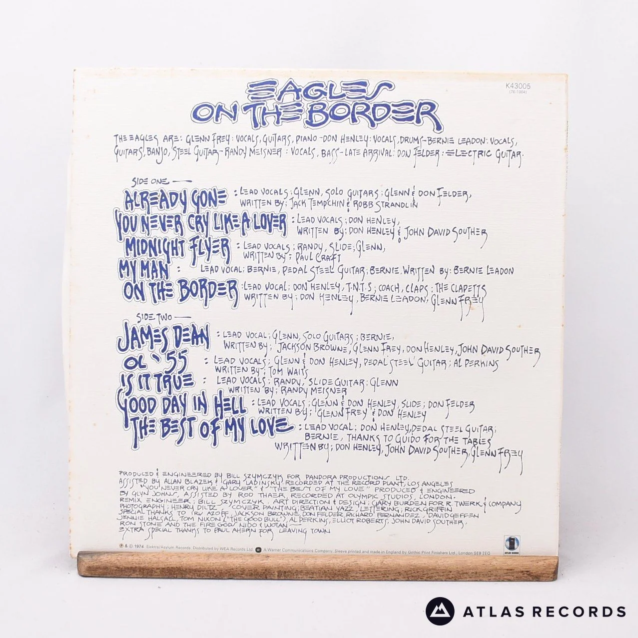 Eagles - On The Border - Reissue LP Vinyl Record - VG+/EX - Image 2