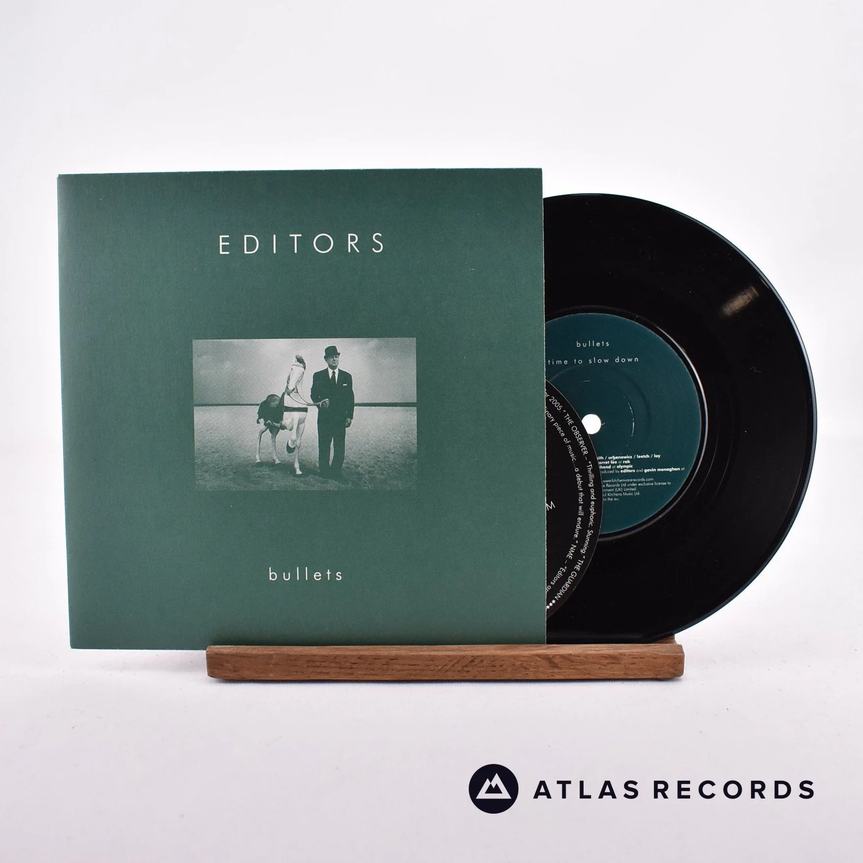 Editors - Bullets - Insert Reissue 7" Vinyl Record - NM/NM