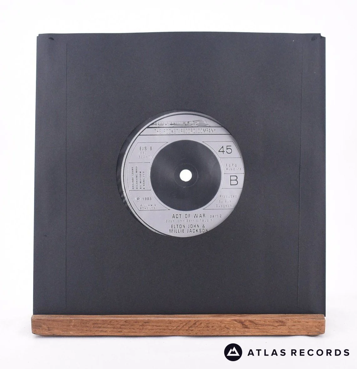 Elton John - Act Of War - 7" Vinyl Record - EX - Image 2