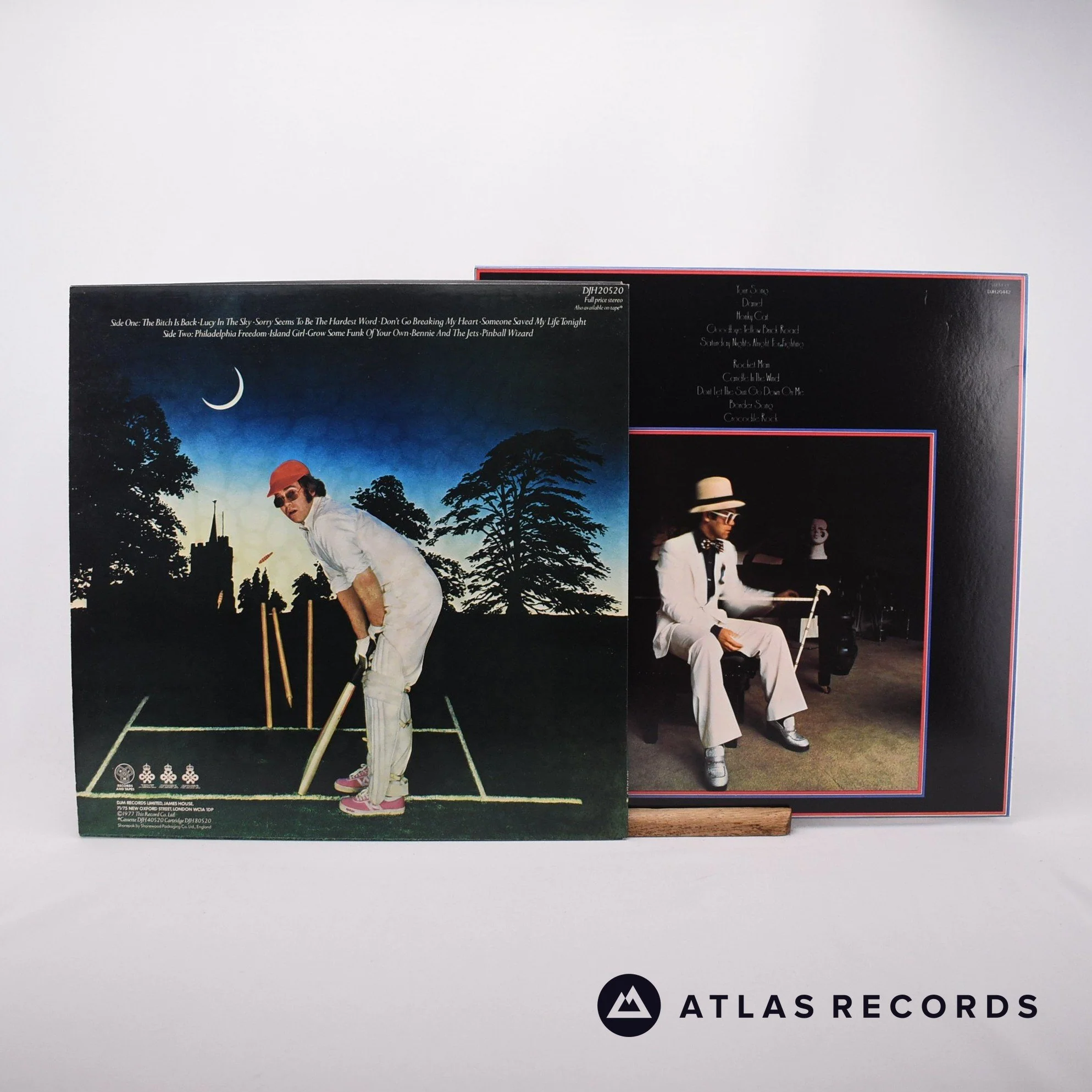 Elton John - Greatest Hits Volume One And Two - 2 x LP Vinyl Record - VG+/EX - Image 2