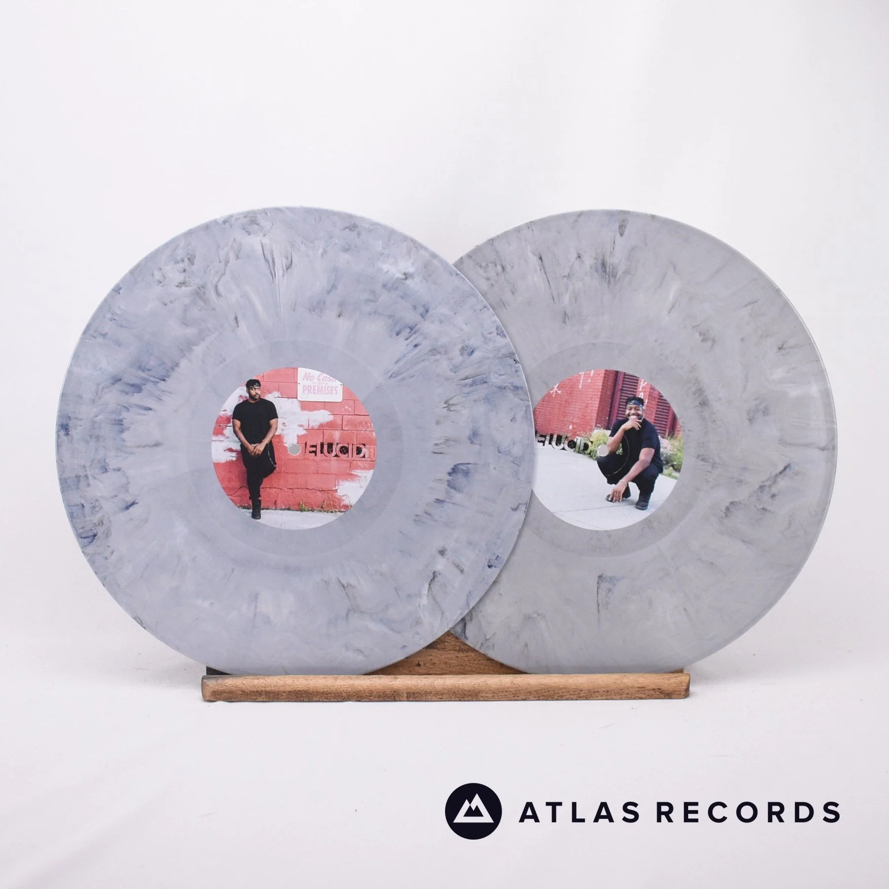 Elucid - Save Yourself - Gray Marble A B C D 2 x LP Vinyl Record - NM/NM - Image 4