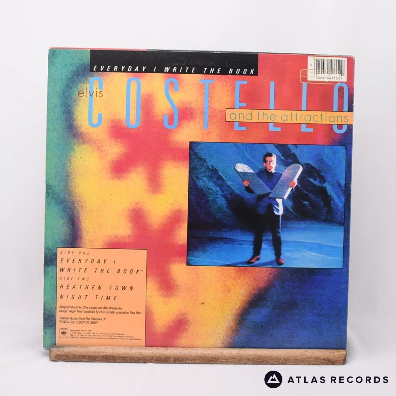 Elvis Costello & The Attractions - Everyday I Write The Book - 12" Vinyl Record - Image 2