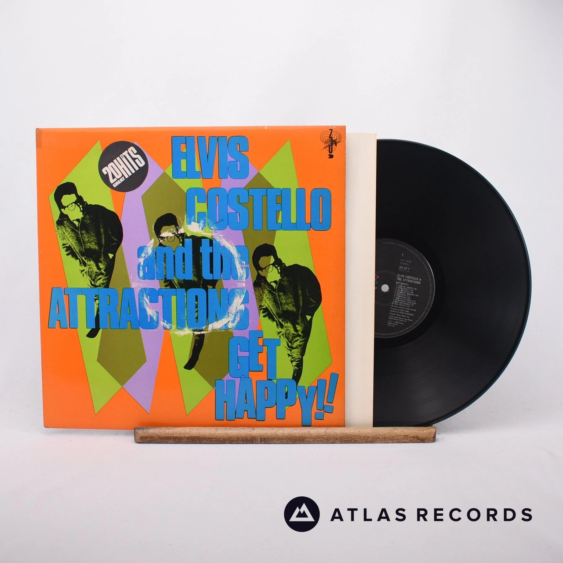 Elvis Costello & The Attractions - Get Happy!! - LP Vinyl Record - VG+/EX