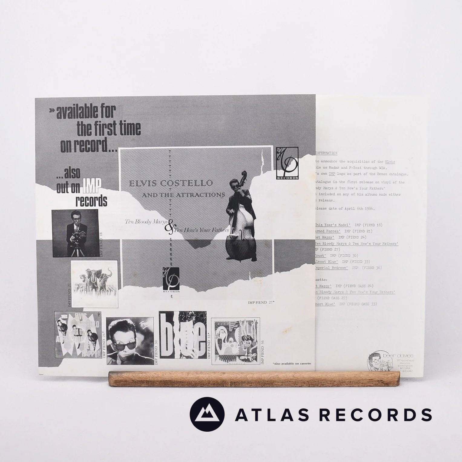 Elvis Costello & The Attractions - Ten Bloody Marys & Ten How's Your - LP Vinyl - Image 5