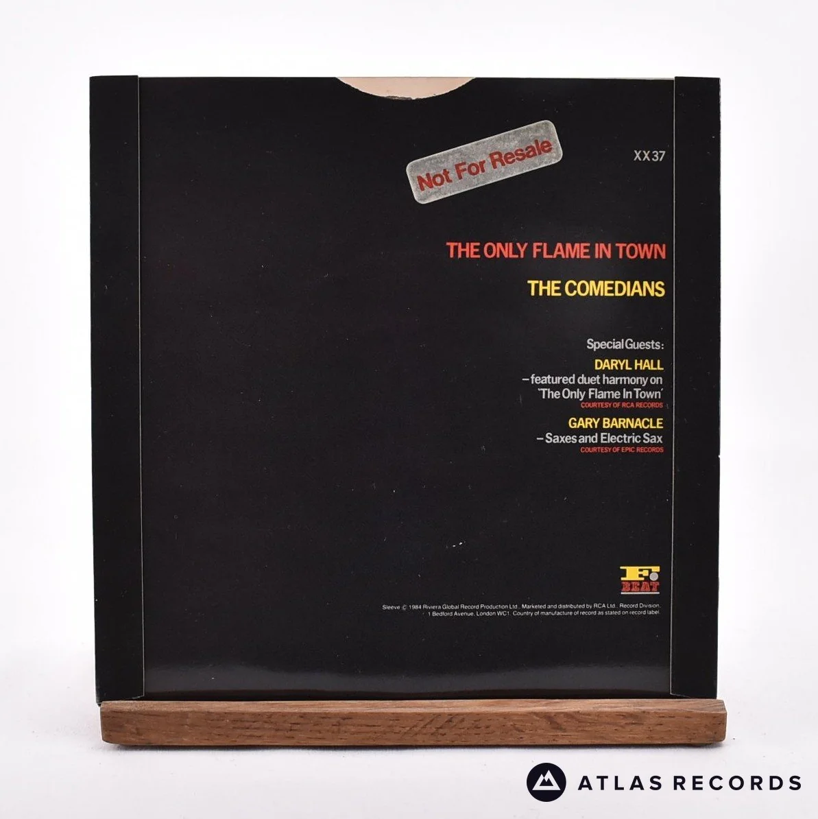 Elvis Costello & The Attractions - The Only Flame In Town - 7" Vinyl Record - EX/EX - Image 2