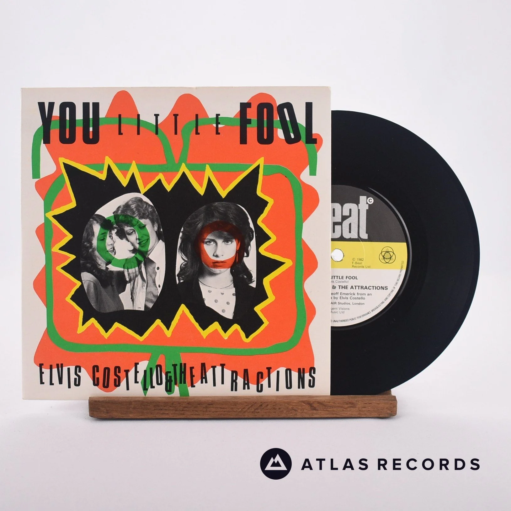 Elvis Costello & The Attractions - You Little Fool - 7" Vinyl Record - EX/EX