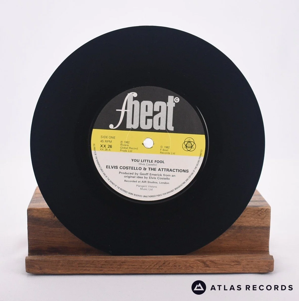 Elvis Costello & The Attractions - You Little Fool - 7" Vinyl Record - EX/EX - Image 3