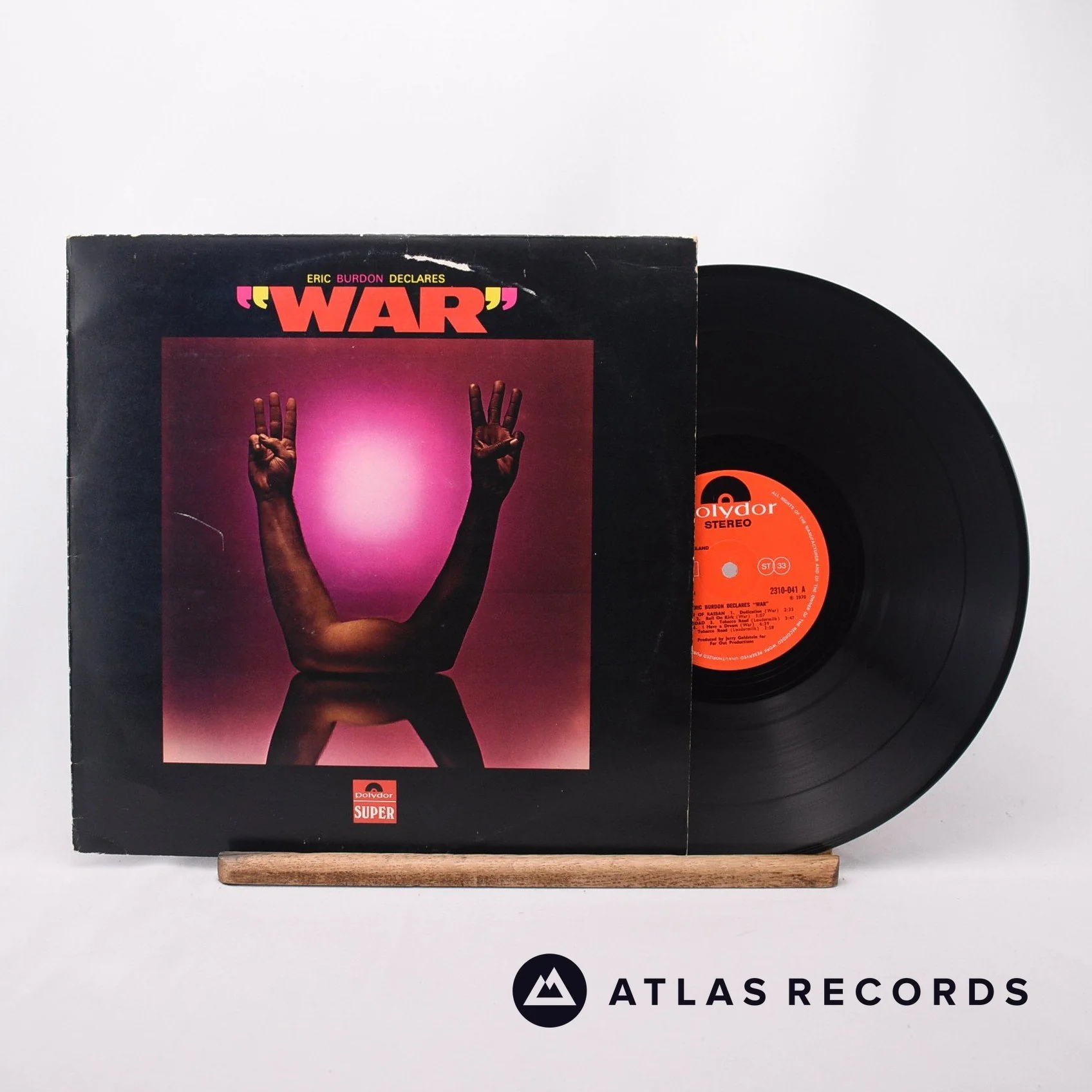 Eric Burdon & War - Eric Burdon Declares "War" - LP Vinyl Record - VG+/VG+