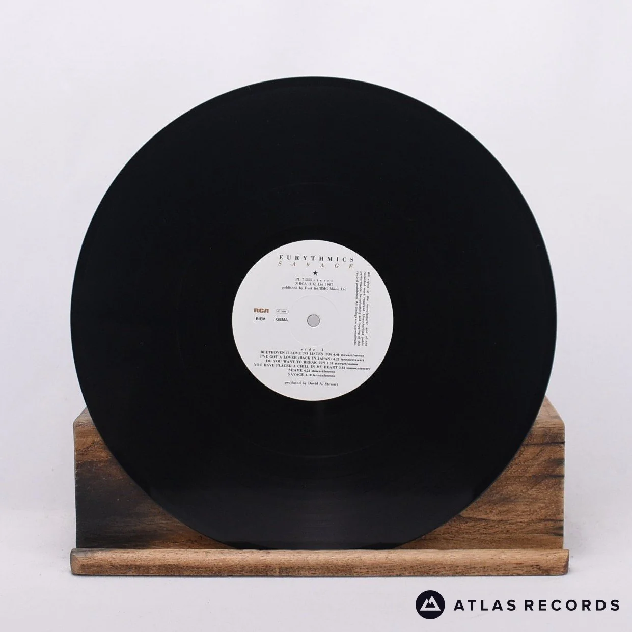 Eurythmics - Savage - Insert Poster LP Vinyl Record - EX/EX - Image 3