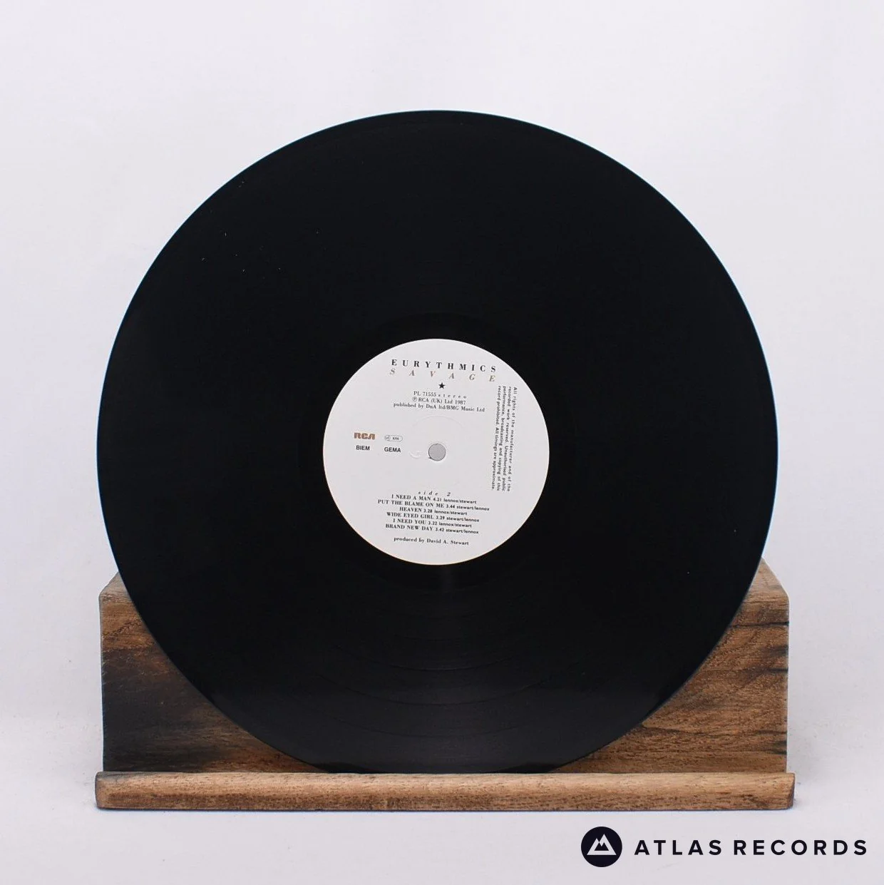 Eurythmics - Savage - Insert Poster LP Vinyl Record - EX/EX - Image 4