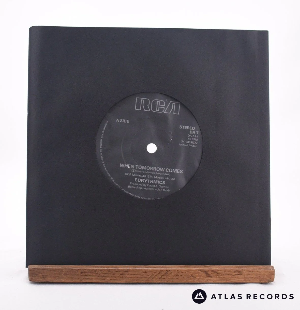 Eurythmics - When Tomorrow Comes - 7" Vinyl Record - VG+