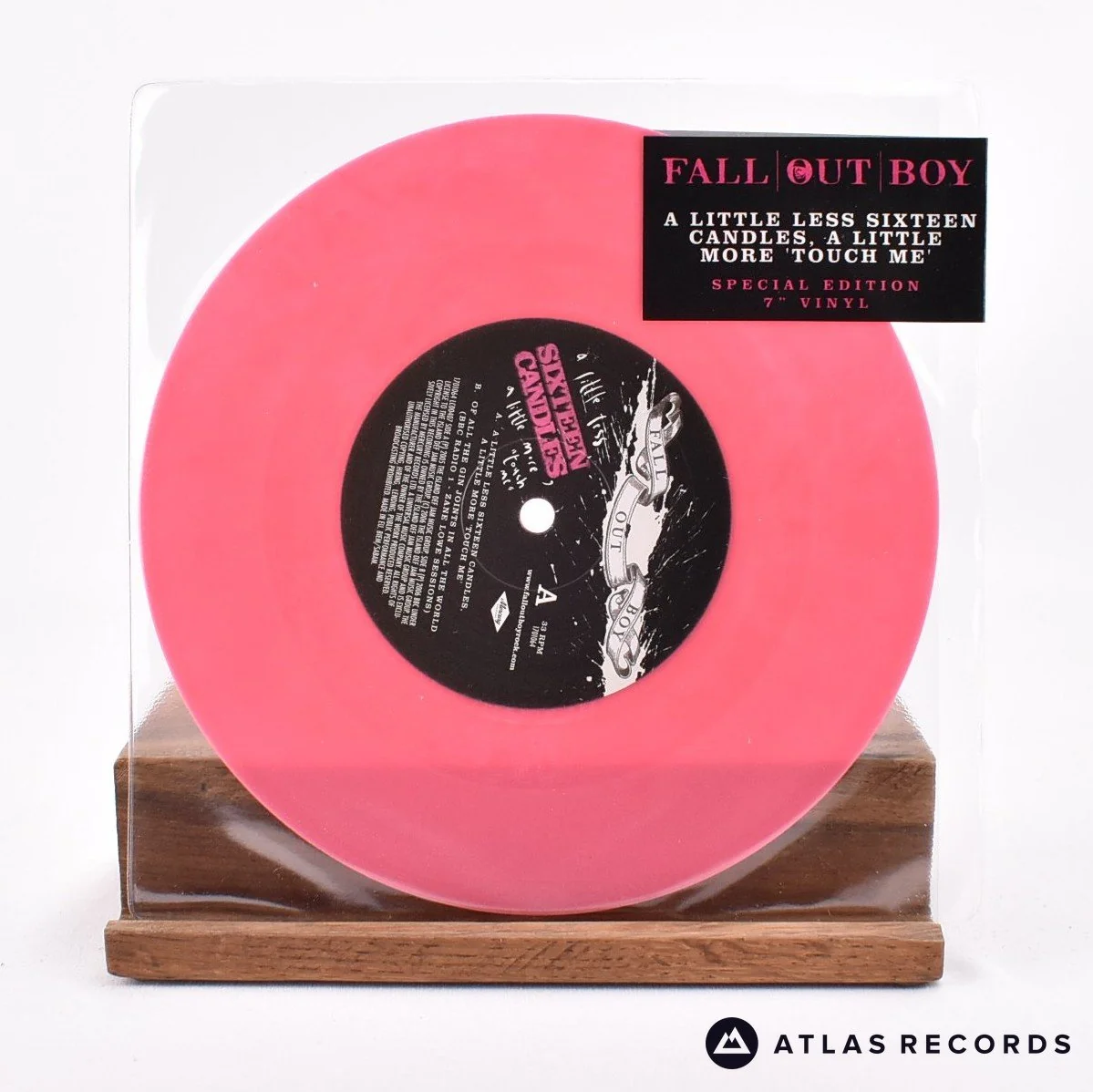 Fall Out Boy - A Little Less Sixteen Candles, A Little More 'Touch Me' - 7" Vinyl Record - NM/Mint (New)