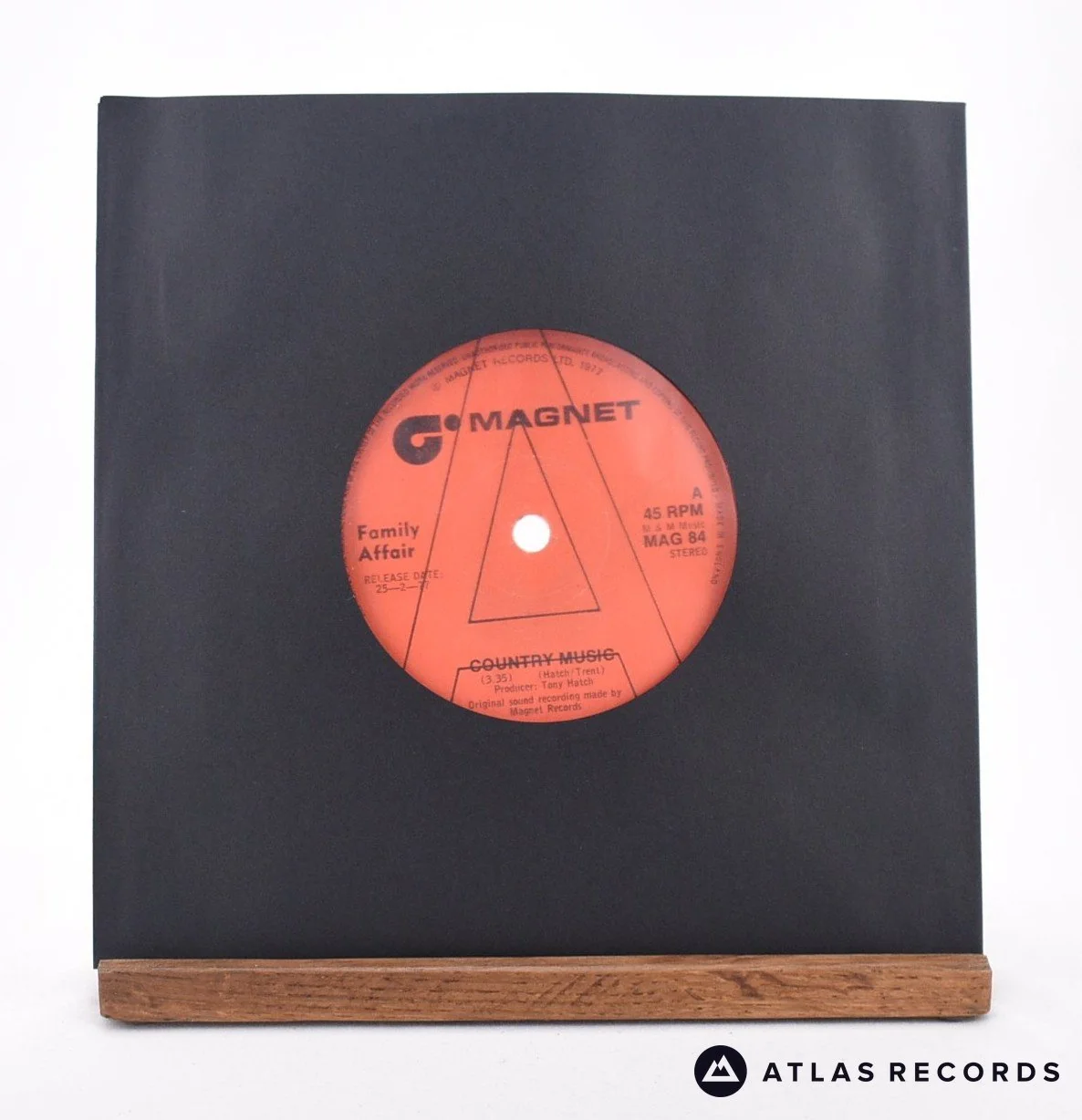 Family Affair - Country Music - Promo 7" Vinyl Record - VG+