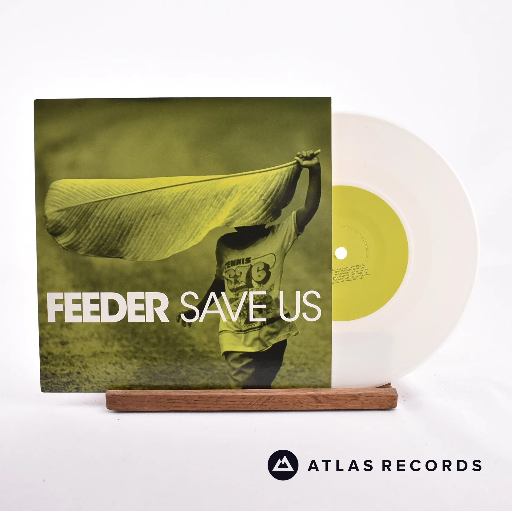 Feeder - Save Us - White Limited Edition 7" Vinyl Record - NM/NM
