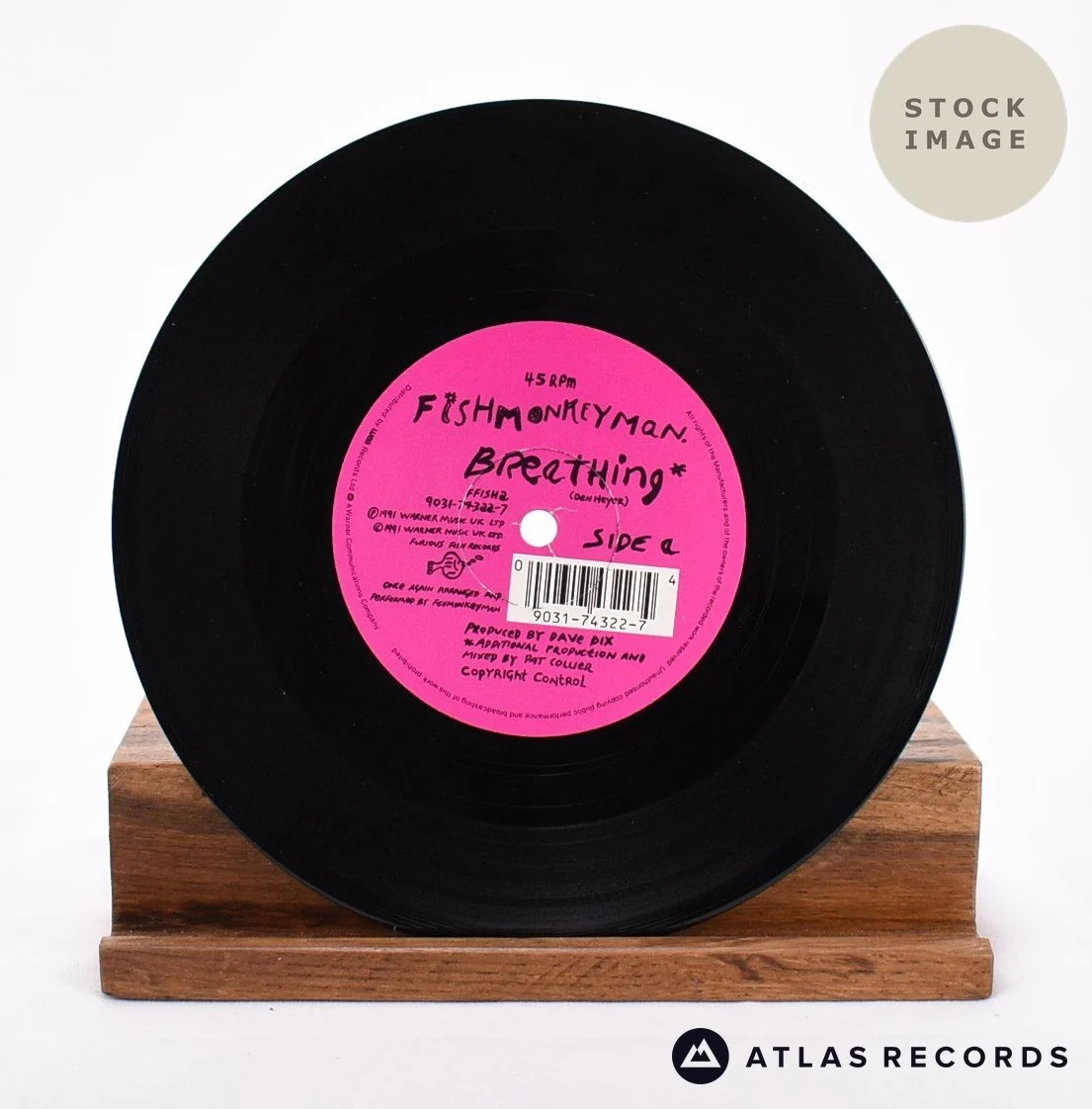 Fishmonkeyman - Breathing - 7" Vinyl Record - Image 3