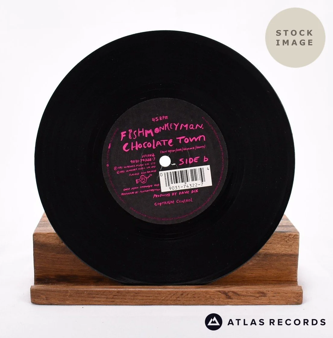 Fishmonkeyman - Breathing - 7" Vinyl Record - Image 4